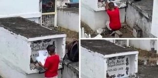 Niño visita tumba de su mamá y su reacción te hará llorar