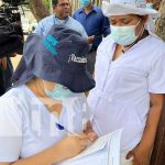 Aplican multidosis en jornada contra el COVID-19 en Managua Jornada de vacunación en el Distrito VI de Managua
