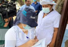 Aplican multidosis en jornada contra el COVID-19 en Managua Jornada de vacunación en el Distrito VI de Managua