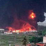 Caída de rayo provoca incendio en refinería de Pdvsa en Venezuela Caída de rayo provoca incendio en refinería de Pdvsa en Venezuela