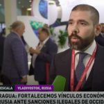 Laureano Ortega, asesor presidencial en temas de inversión para Nicaragua, desde Vladivostok, Rusia