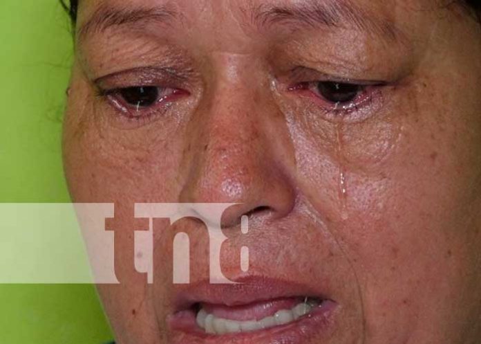 Madre de Karina, víctima de femicidio en Bosques de Xiloá, Managua