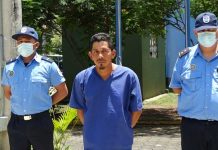 Presentan al femicida que cometió atroz crimen en Bosques de Xiloá