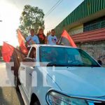 Con una alegre diana familias de Managua saludan el mes patrio Con una alegre diana familias de Managua saludan el mes patrio