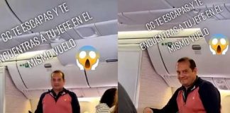 "Salada": Se escapó del trabajo y se encontró a su jefe en el mismo avión