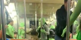 ¡VIDEO! "Extraterrestres" agreden salvajemente a una joven