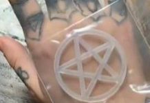 ¡Locura total! Tiktoker se implanta estrella "satánica" y se vuelve viral