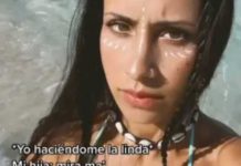 Niña expresa que defecó en el mar y arruina el sexy video de su mamá