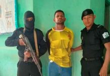 Hondureño que macheteo a su expareja es capturado por la Policía Nacional de Nicaragua Hondureño que macheteo a su expareja es capturado por la Policía Nacional de Nicaragua