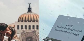 "Si no es así, no quiero nada": Novio paga anuncio para pedir perdón