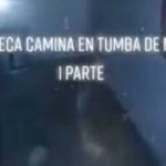 ¡Qué miedo! En video, captan terrorífica muñeca caminando en una tumba