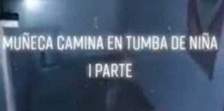 ¡Qué miedo! En video, captan terrorífica muñeca caminando en una tumba