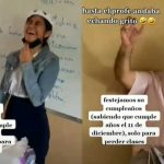 ¡Insólito! Fingieron un cumpleaños para que el profesor no les diera clases