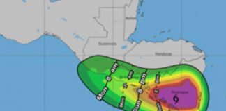 Nicaragua: Huracán Julia se degrada a tormenta tropical