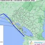 INETER: Trayectoria de tormenta Julia en Nicaragua INETER informa sobre la trayectoria de tormenta Julia en Nicaragua