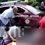 Hombre pierde una pierna a causa de un accidente en Masaya