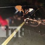 Motociclista impactó contra un equino y pierde la vida en Chinandega Motociclista impactó contra un equino y pierde la vida en Chinandega