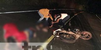 Motociclista impactó contra un equino y pierde la vida en Chinandega