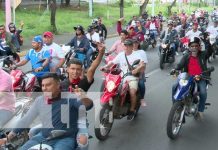 Brigadas de motociclistas respaldan continuidad del progreso en Managua