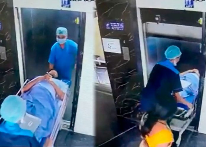 1 Ascensor de hospital se desploma al trasladar un paciente