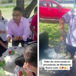 ¿Locura? Maestro da clase a alumnos de cómo hacer un buen asado ¿Locura? Maestro da clase a alumnos de cómo hacer un buen asado