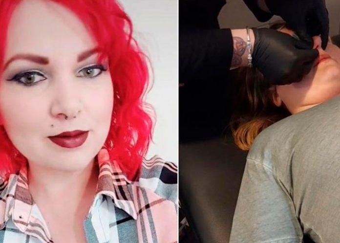 1 ¿Mamá moderna? Dejó que su niña se hiciera un piercing y la critican