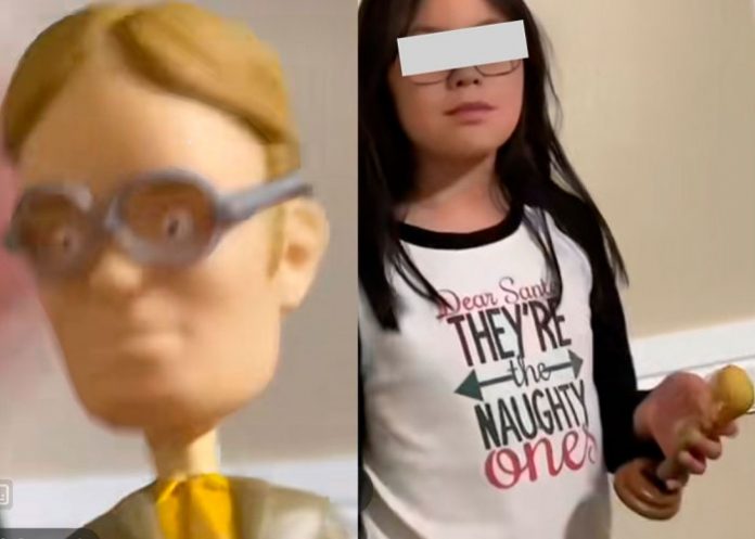 Niña cree que su juguete es un Jeffrey Dahmer y su reacción es viral
