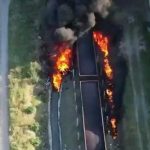 Pipa con combustible explota en México luego de ser impactada por un tren (VÍDEO) Foto: Pipa con combustible explota en México luego de ser impactada por un tren (VÍDEO)