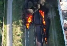 Foto: Pipa con combustible explota en México luego de ser impactada por un tren (VÍDEO)