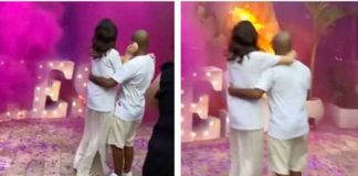 Fiesta de revelación de sexo casi termina en tragedia (VIDEO)