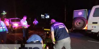 Irresponsable conductor atropella a peatón ebrio y se da a la fuga en Carretera a Masaya