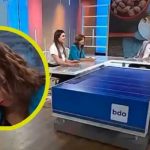 En video, nutricionista se desmaya en plena entrevista