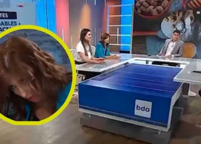 En video, nutricionista se desmaya en plena entrevista