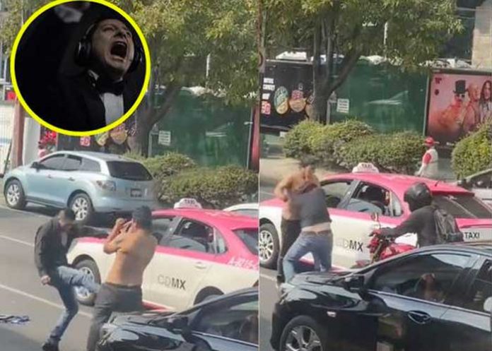 Hombres deciden arreglar sus diferencias a golpes (VIDEO)