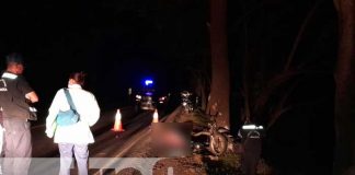 Un muerto y un lesionado deja accidente de motociclista en Estelí