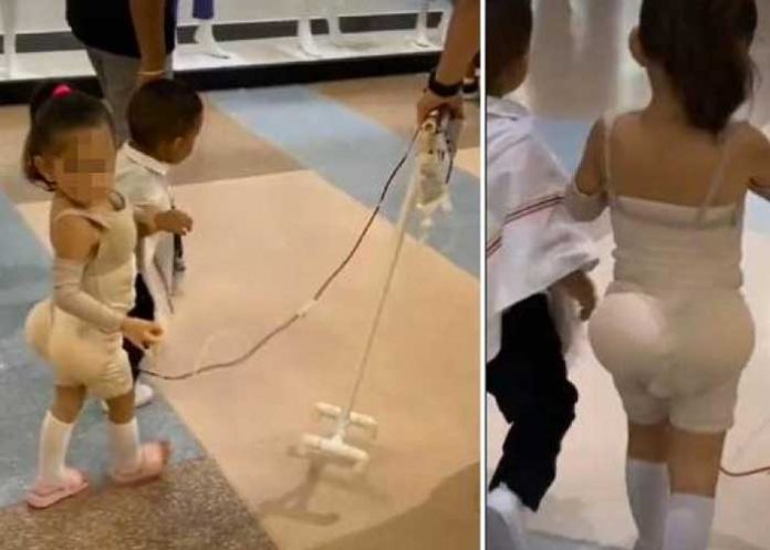 NIña causa indignación en redes con su traje de 