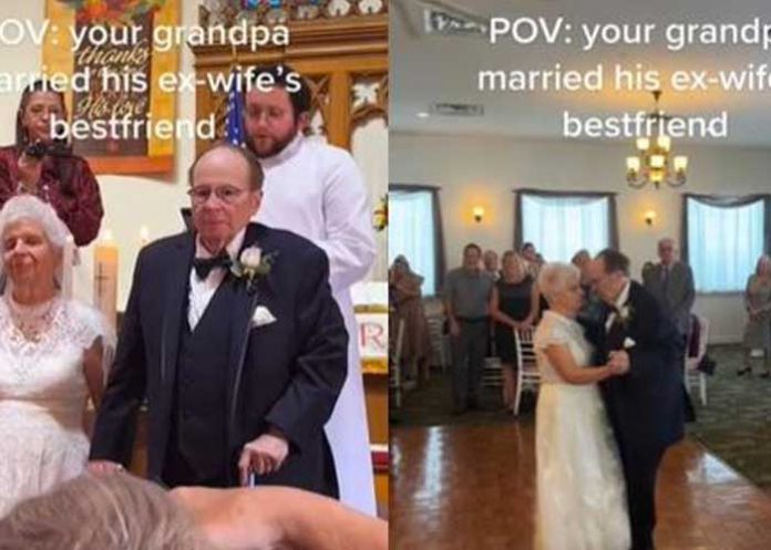 ¿Traición? Abuelo de 87 años se casa con mejor amiga de su exesposa