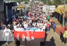 Militancia sandinista participó en la caminata carnaval en Juigalpa Militancia sandinista participó en la caminata carnaval en Juigalpa