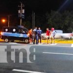 Taxista atropella a peatón y luego se da a la fuga en Managua Taxista atropella a peatón y luego se da a la fuga en Managua