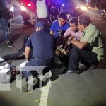 Motociclista se salva tras perder el control de su moto en Carretera a Masaya Motociclista se salva tras perder el control de su moto en Carretera a Masaya