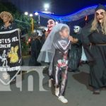 Agüizotes del Malinche desfilan en el Puerto Salvador Allende