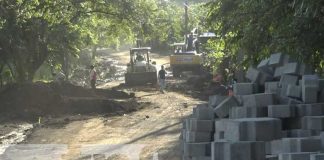 Militancia Sandinista de Ometepe celebra construcción de nueva carretera