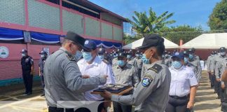 Ministerio de Gobernación ascendió en grados a funcionarios públicos en Chinandega