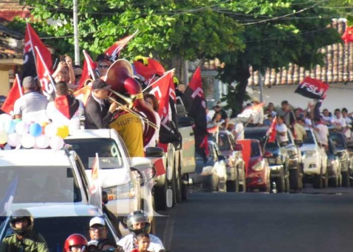 Granada muestra respaldo contundente a la fórmula edilicia del FSLN