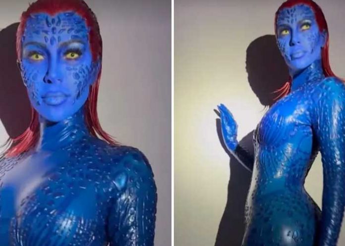 Kim Kardashian y el impresionante traje que utilizó para Halloween
