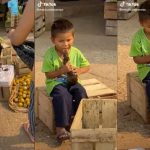 "Pintamos toda la casa....", niño da caricias a su 'peculiar mascota'