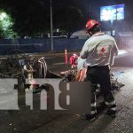 Motociclista pierde la vida tras estrellarse en Portezuelo, Managua Motociclista pierde la vida tras estrellarse en Portezuelo, Managua
