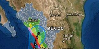 Huracán Orlene ya es categoría 4 y se dirige al oeste de México