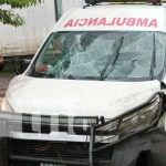 Conductor de ambulancia pierde el control e impacta contra un poste en Juigalpa Conductor de ambulancia pierde el control e impacta contra un poste en Juigalpa