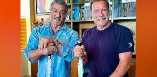 Stallone y Schwarzenegger sacan sus cuchillos para Halloween